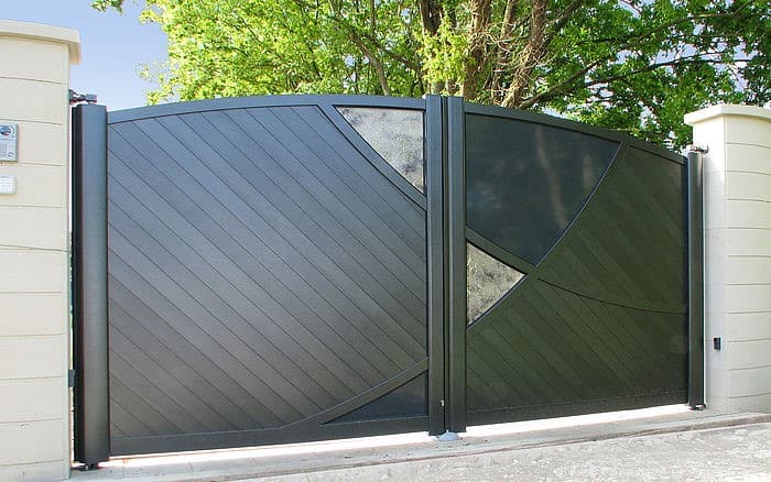 Portail antracite modèle Elegance