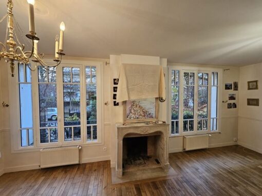 Réalisation à Chatou : Installation de fenêtres en bois ATULAM