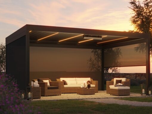 Réalisation à Houilles : Installation d’une pergola B160 – Marque Brustor